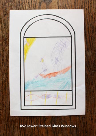 KS2 Lower - Stained Glass Windows